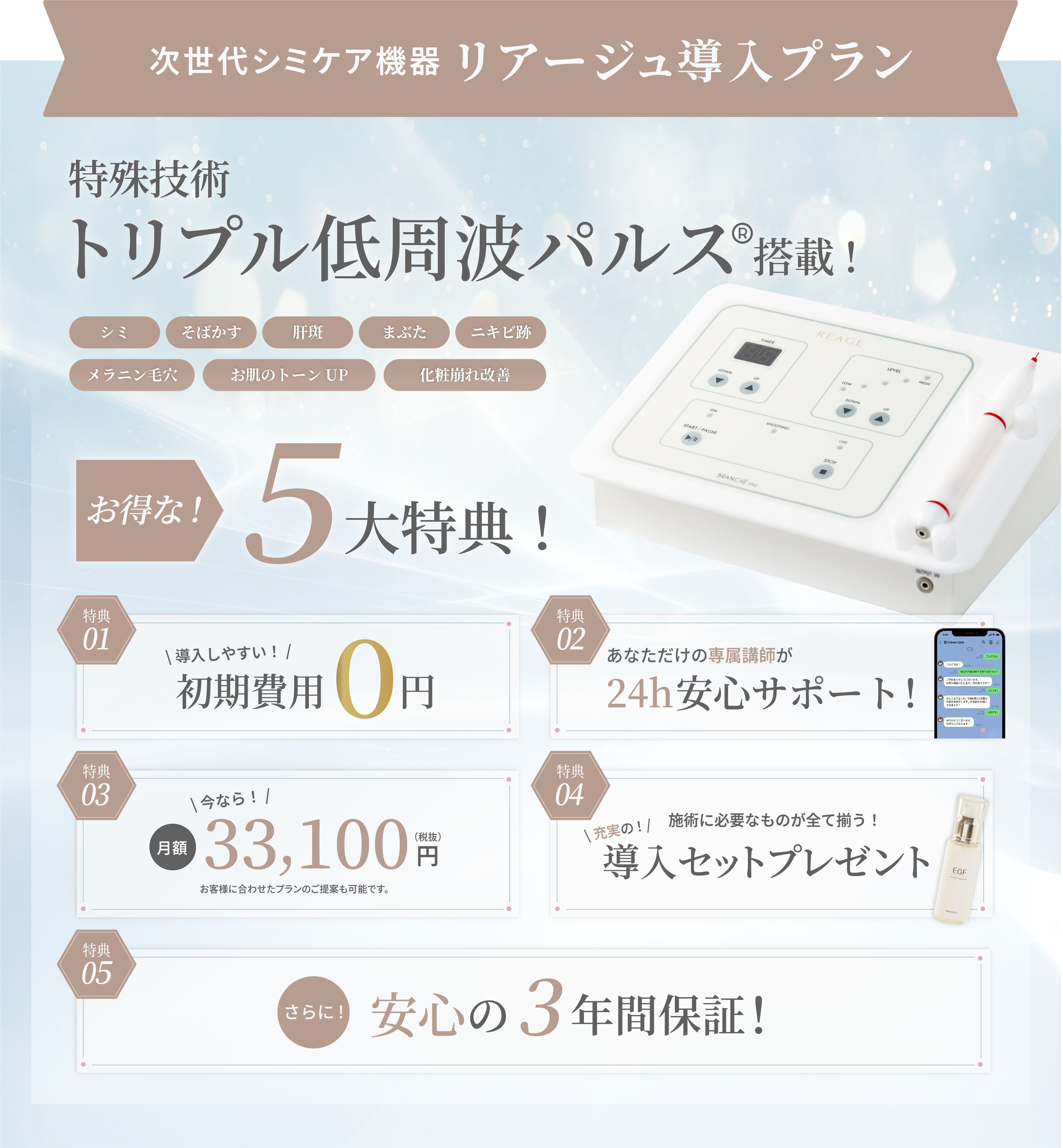 リアージュ導入プラン