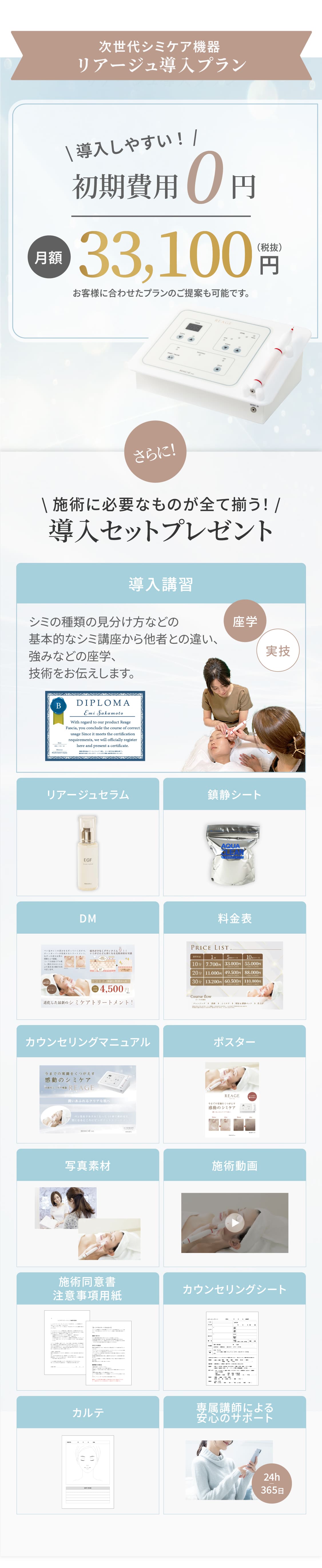 リアージュ導入プラン