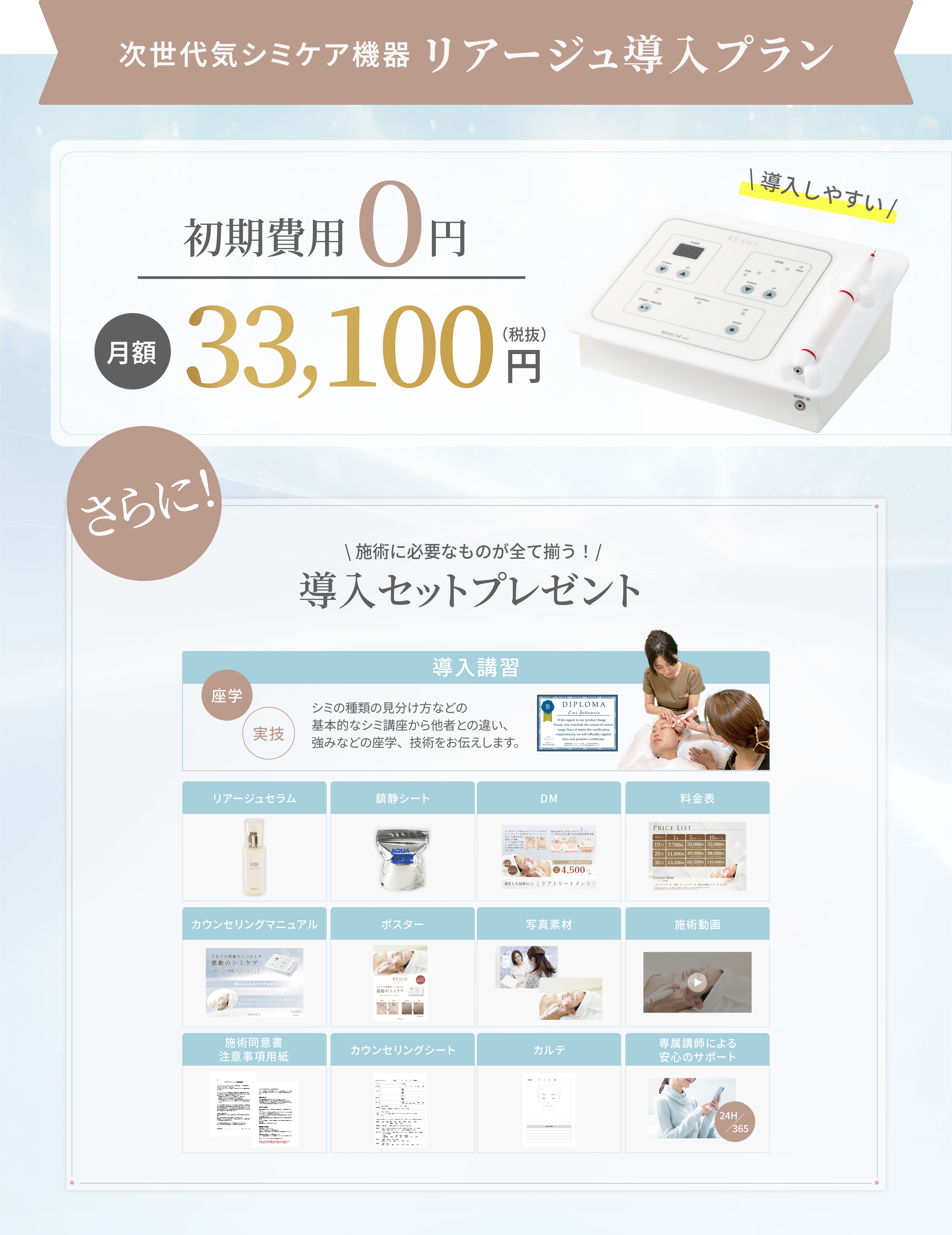 リアージュ導入プラン